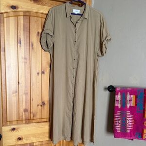 Xirena Linnet Boden khaki size large dress, includes new bonus Xirena rope belt